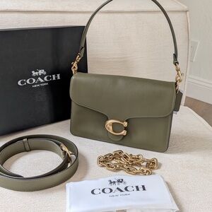 Coach Chain Tabby Shoulder Bag - CY919 - Olive